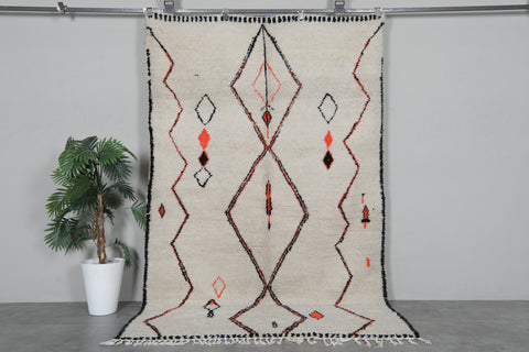 Moroccan Handmade Wool Rug 5.1 FT X 8.3 FT