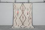 Moroccan Handmade Wool Rug 5.1 FT X 8.3 FT