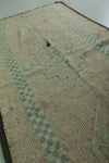 Old Handmade Moroccan Rug | 3.5 FT × 6.8 FT