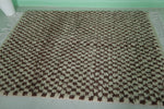 Handwoven Moroccan Checkered Rug – 4.7 x 6.6 ft