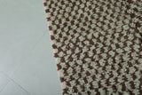 Handwoven Moroccan Checkered Rug – 4.7 x 6.6 ft