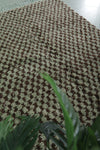Handwoven Moroccan Checkered Rug – 4.7 x 6.6 ft