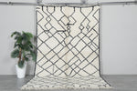 Authentic Moroccan Beni Ourain Rug 5.1 FT X 8.2 FT