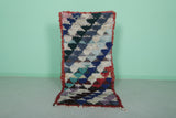 Colorful Berber Rug – 2.6 x 5.6 FT | Handmade Moroccan Runner