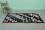 Colorful Berber Rug – 2.6 x 5.6 FT | Handmade Moroccan Runner