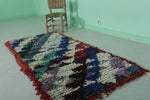 Colorful Berber Rug – 2.6 x 5.6 FT | Handmade Moroccan Runner