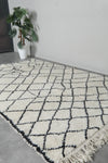 Authentic Moroccan Beni Ourain Rug 5.1 FT X 8.2 FT