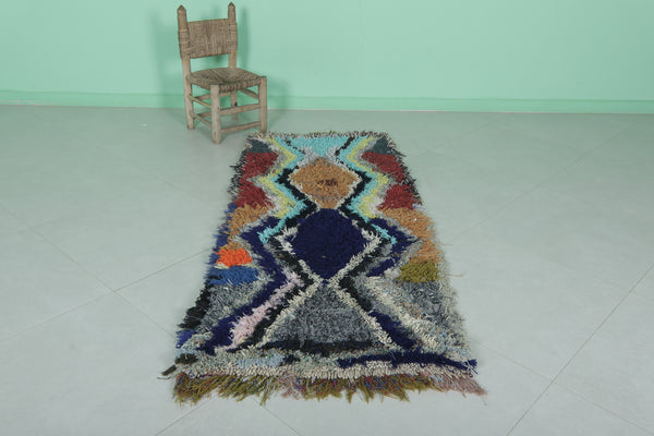 Colorful handmade runner rug – 2.5 FT x 6 FT | Vibrant Moroccan design