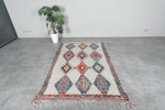 Vintage Moroccan Rug 4.2 X 6.5 FT Berber Rug