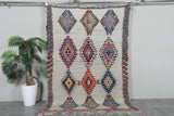 Vintage Moroccan Rug 4.2 X 6.5 FT Berber Rug