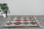 Vintage Moroccan Rug 4.2 X 6.5 FT Berber Rug