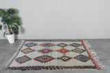 Vintage Moroccan Rug 4.2 X 6.5 FT Berber Rug