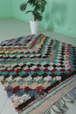 Square Colorful Berber Moroccan Rug - 4.8 FT X 5.4 FT | Unique Handcrafted Decor