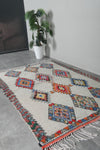 Vintage Moroccan Rug 4.2 X 6.5 FT Berber Rug