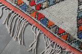 Vintage Moroccan Rug 4.2 X 6.5 FT Berber Rug
