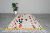 Colorful Moroccan Wool Rug 4.7 FT X 8.2 FT