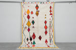 Colorful Moroccan Wool Rug 4.7 FT X 8.2 FT