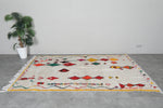 Colorful Moroccan Wool Rug 4.7 FT X 8.2 FT