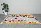 Colorful Moroccan Wool Rug 4.7 FT X 8.2 FT