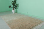 Moroccan wool rug  3.9 FT x 7.9 FT