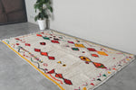 Colorful Moroccan Wool Rug 4.7 FT X 8.2 FT