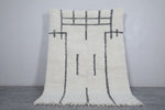Beni ourain Moroccan rug 5.1 X 7.3 Feet