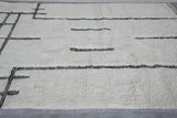 Beni ourain Moroccan rug 5.1 X 7.3 Feet