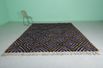 Moroccan Wool Rug 8.4 X 10.1 Feet - Geometric Diamond Design