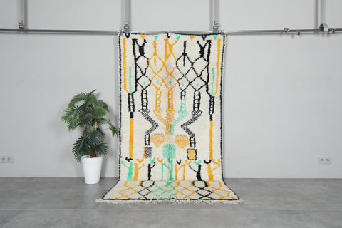 Handmade Moroccan Rug 4.3 FT X 8.4 FT