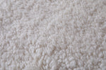 5.1 X 8.4 FT Moroccan Wool Rug - Simple & Elegant Ivory