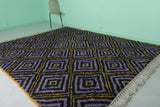 Moroccan Wool Rug 8.4 X 10.1 Feet - Geometric Diamond Design