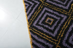 Moroccan Wool Rug 8.4 X 10.1 Feet - Geometric Diamond Design