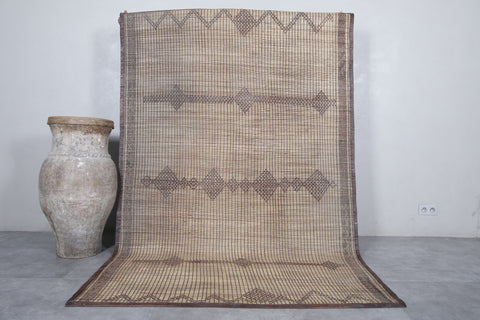 Vintage handmade tuareg rug 5.6 X 8.5 Feet