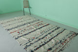 Vintage Handmade Moroccan Berber Rug - 5.1x10.5 FT