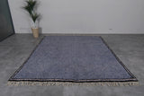 Blue Wool Custom Moroccan Rug