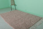 Handmade Moroccan Rug – Soft Pink, 4.9 FT x 7.8 FT