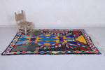 Moroccan berber rug 4.4 X 7 Feet