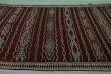 Handwoven Moroccan Area Rug – 5.5 FT X 10.2 FT with Geometric Patterns