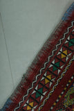 Vintage Moroccan Berber Rug 2.4 FT x 5 FT | Handwoven Tribal Runner