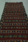 Vintage Moroccan Berber Rug 2.4 FT x 5 FT | Handwoven Tribal Runner