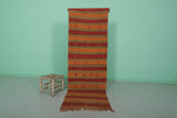 Handwoven Moroccan Runner Rug – 2.6 FT x 7.2 FT | Traditional Berber Design