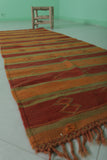 Handwoven Moroccan Runner Rug – 2.6 FT x 7.2 FT | Traditional Berber Design