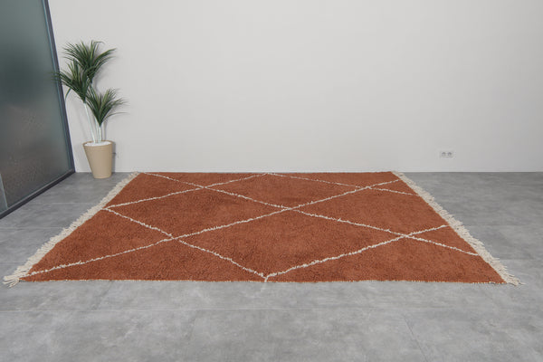 Moroccan beni ourain wool rug - Custom sizes