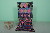 Colorful Moroccan Berber Runner Rug - Handmade 2.8 x 5.7 ft