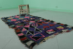 Colorful Moroccan Berber Runner Rug - Handmade 2.8 x 5.7 ft