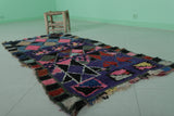 Colorful Moroccan Berber Runner Rug - Handmade 2.8 x 5.7 ft