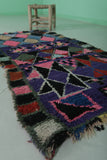 Colorful Moroccan Berber Runner Rug - Handmade 2.8 x 5.7 ft