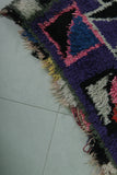 Colorful Moroccan Berber Runner Rug - Handmade 2.8 x 5.7 ft