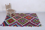 Moroccan berber rug 4.1 X 5.5 Feet