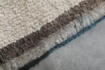 Handmade All Wool Rug 3.8 x 6.5 ft Moroccan Berber Carpet